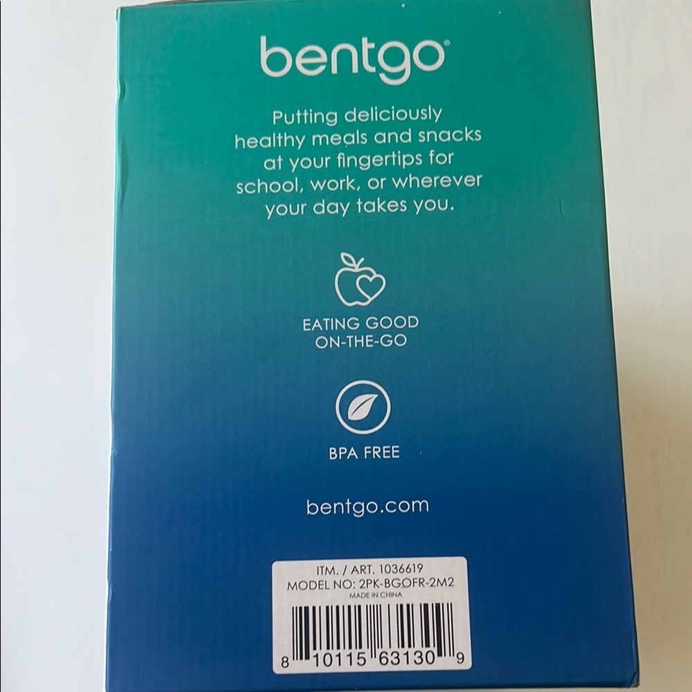 Bentgo Fresh Lunch Box Set - Blue and Green New, set of 2 Back to School! - Picture 2 of 9